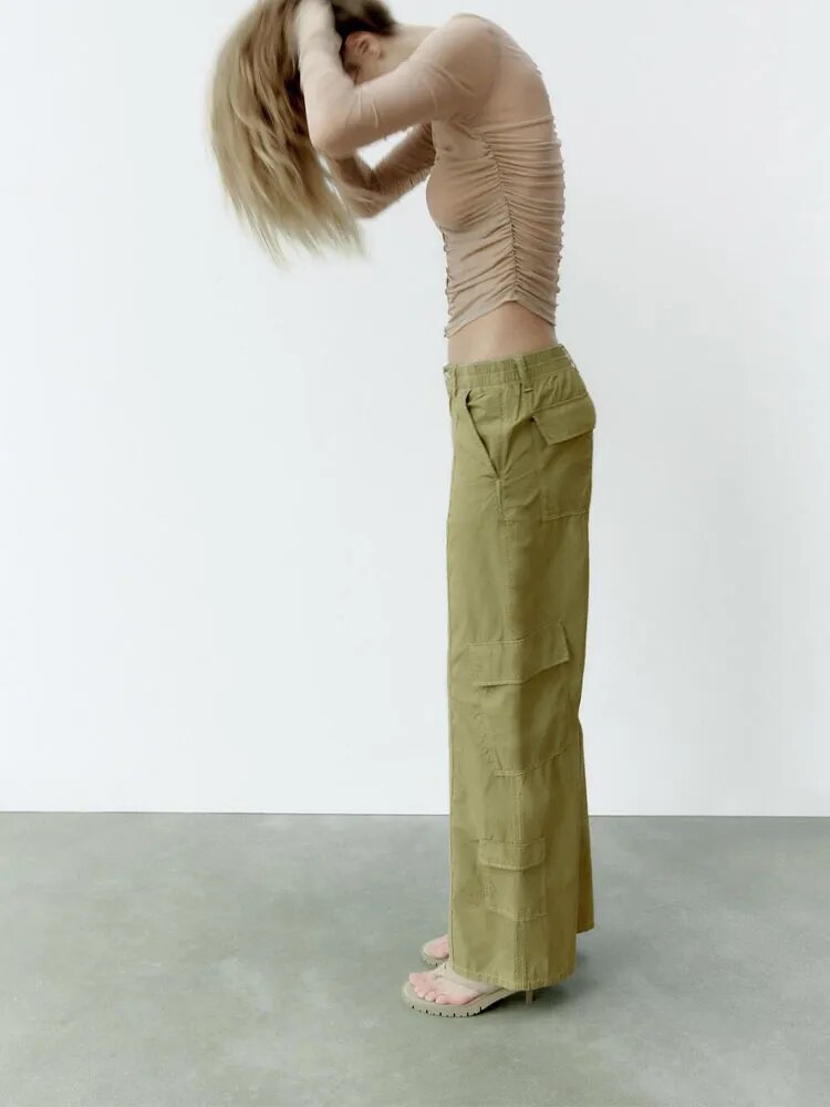 xakxx xakxx- New women's silky net pleated sexy thin casual hundred backless Riley on clothes
