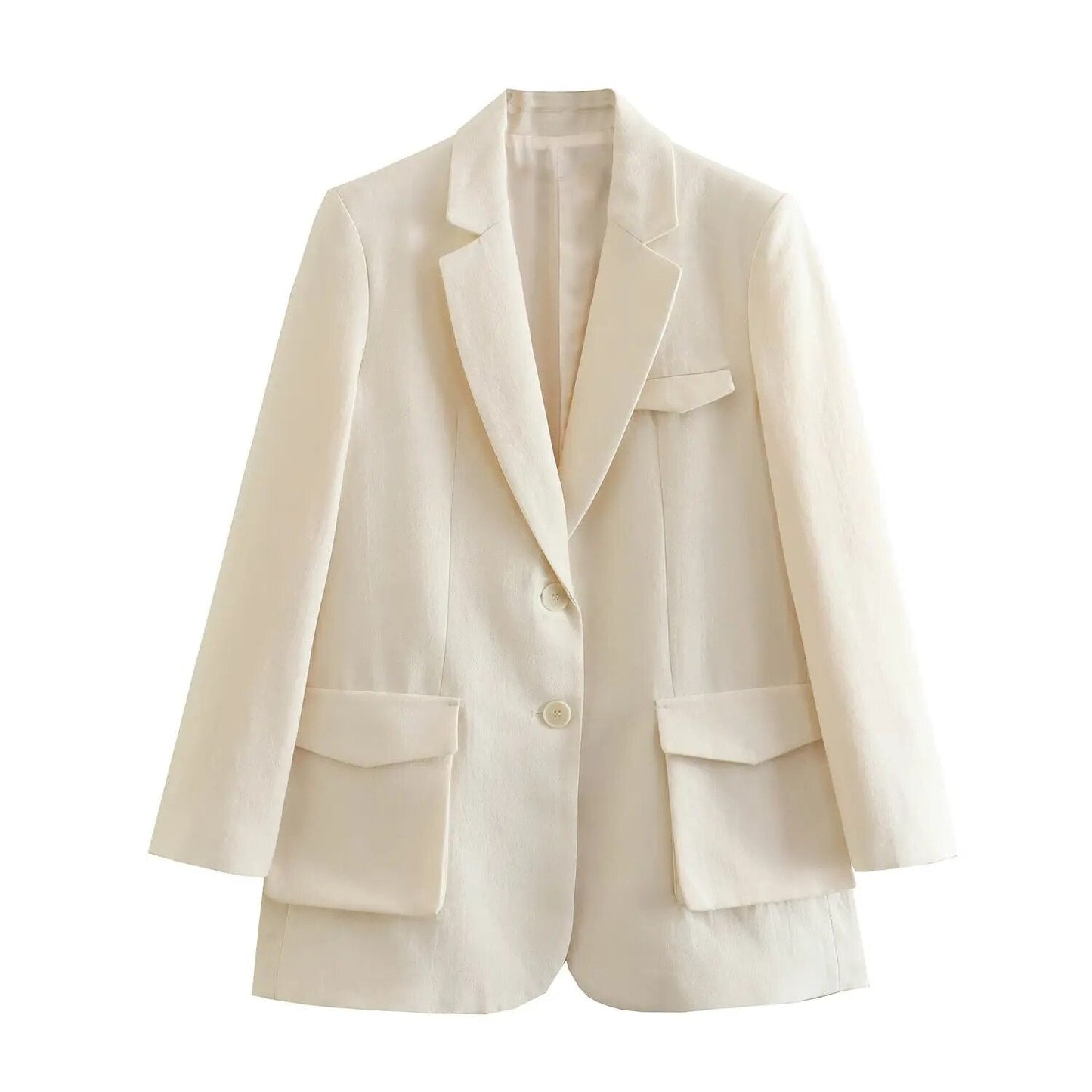 xakxx xakxx - New women's clothing Spring and summer temperament fashion single row two buttons solid color all-match double casual suit