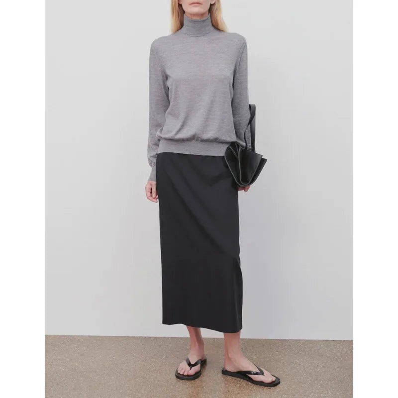xakxx xakxx Autumn Women's Clothing High Waisted and Slimming Aesthetic Female Skirts