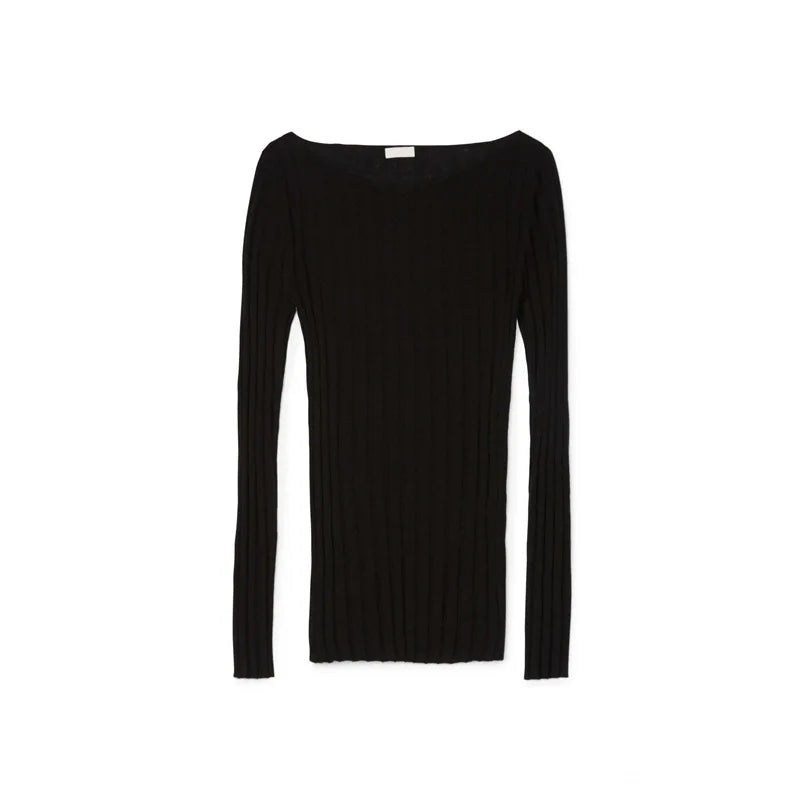 xakxx xakxx Women's Undershirt Winter Female Clothing Casual Slim Long Sleeve Knit Sweater Pullover