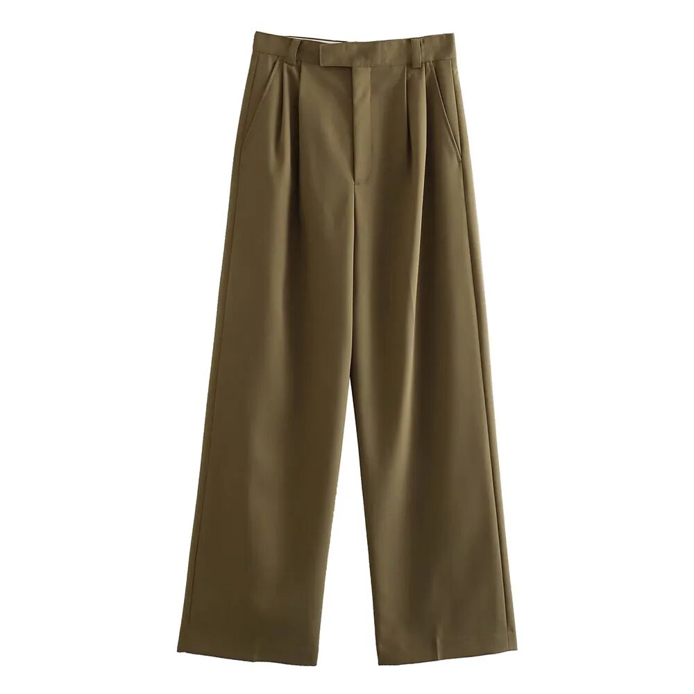 xakxx xakxx- The new women's temperament and fashion loose solid color thin casual suit undershirt pants set tide