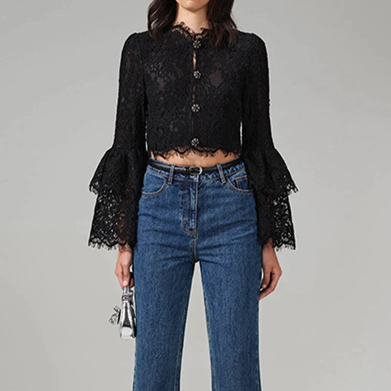 xakxx xakxx Long-sleeved Shirt Female Korean Summer Clothes Fashion Vintage Elegant and Youth