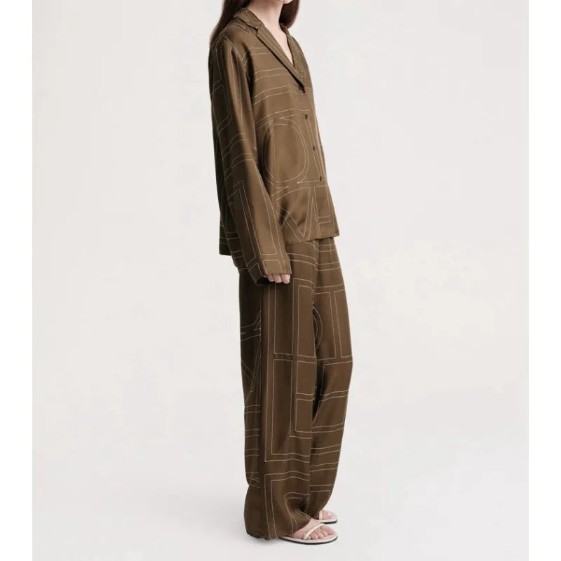 xakxx xakxx Embroidered Letter Logo Pants Sets for Female Cheap Groups of Pant Women's Clothing