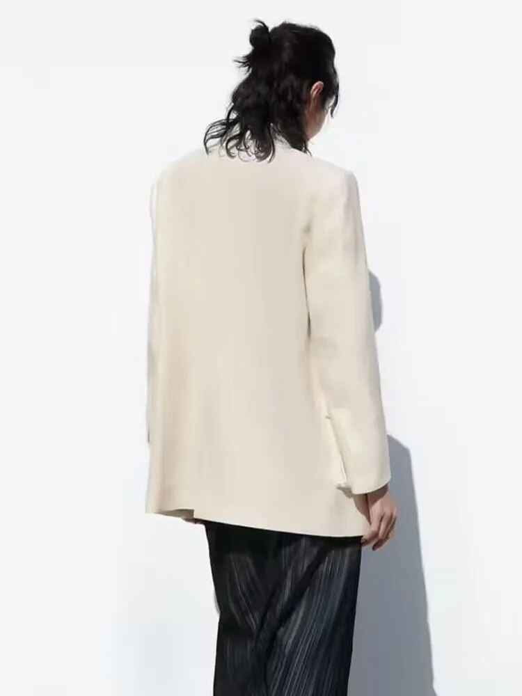xakxx xakxx - New women's clothing Spring and summer temperament fashion single row two buttons solid color all-match double casual suit