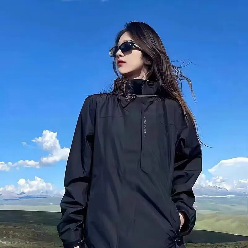xakxx-Autumn Outdoor Storm Jacket Women Men Winter Detachable 2pcs Fleece&Thicken Warm Waterproof Windproof Jacket Plus Size 5XL 4XL
