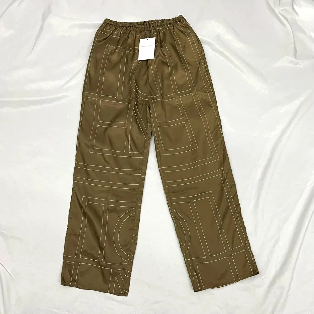 xakxx xakxx Embroidered Letter Logo Pants Sets for Female Cheap Groups of Pant Women's Clothing