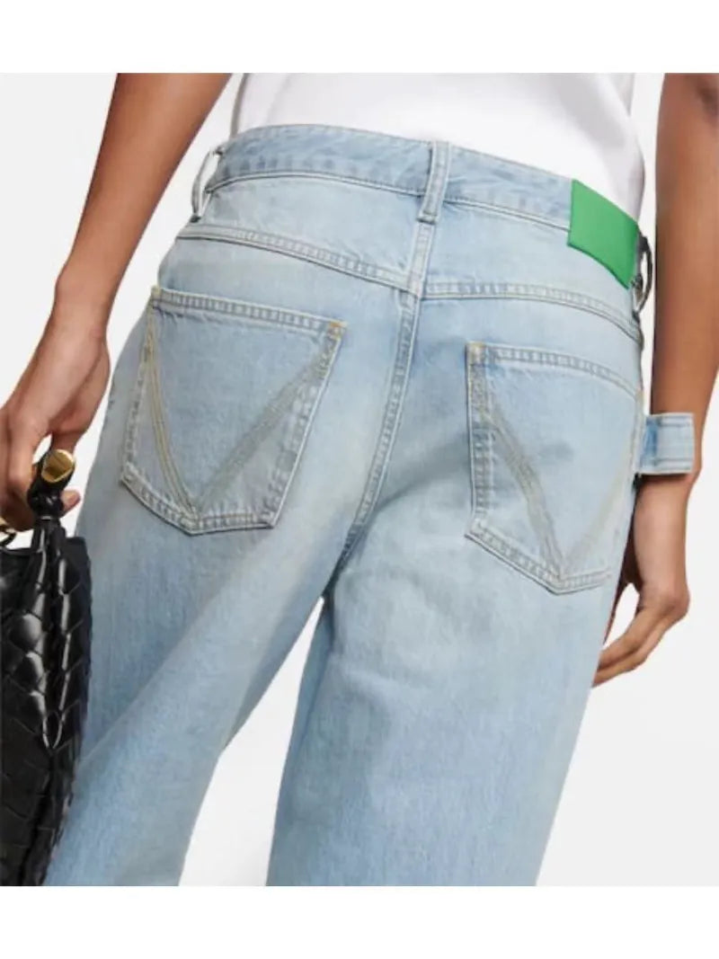 xakxx xakxx Matching Korean Summer Green Label Wide Leg Jeans Vintage Women's Pants Fashion Trousers