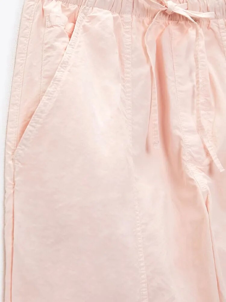 xakxx xakxx - New style women's active and casual temperament with patch pockets on the legs and adjustable trousers. Mid-rise umbrella pants