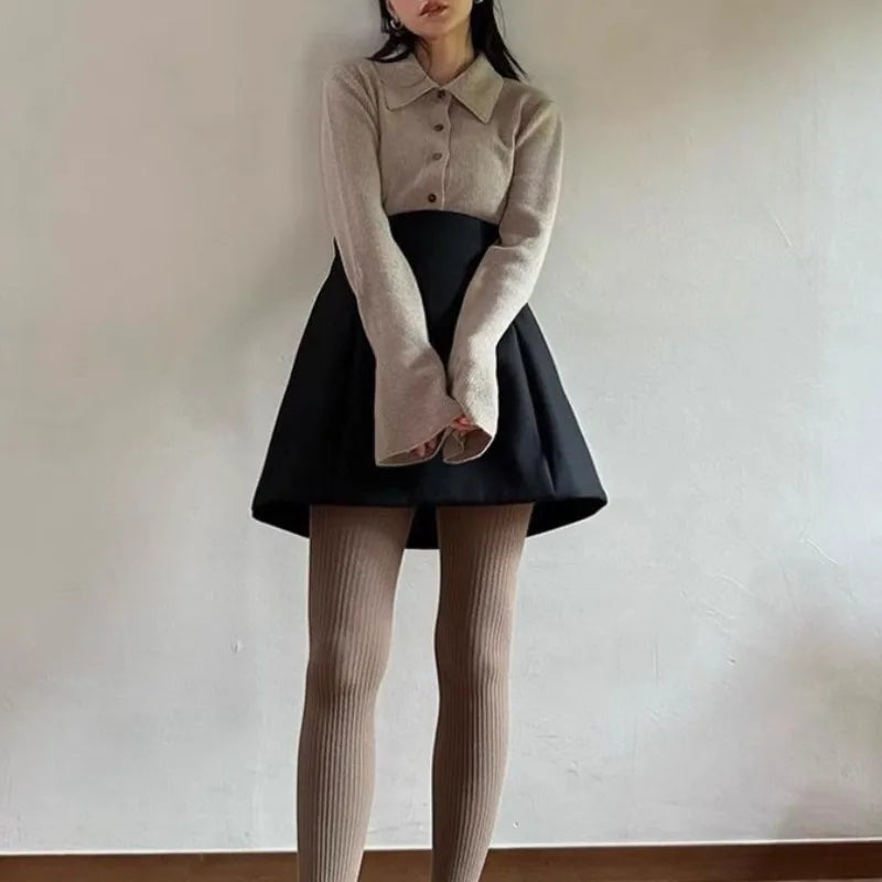 xakxx xakxx New Winter Female Clothing Slim Design Flared Sleeve Wool Knit Cardigan Women's Sweater