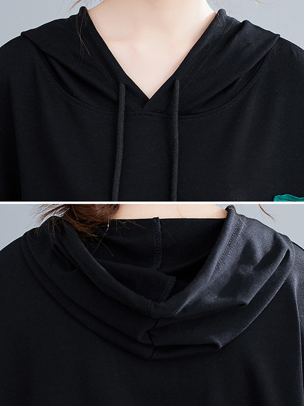 xakxx Original Cartoon Printed Drawstring Hoodies