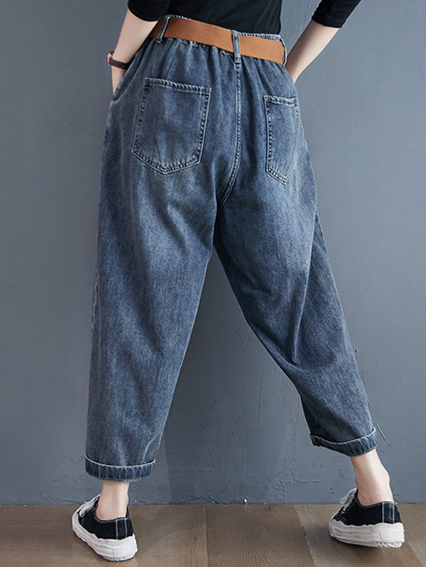xakxx Original Solid Elasticity Jean Pants