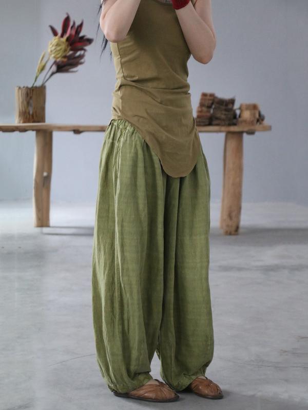 xakxx Super Loose Linen Bloomers