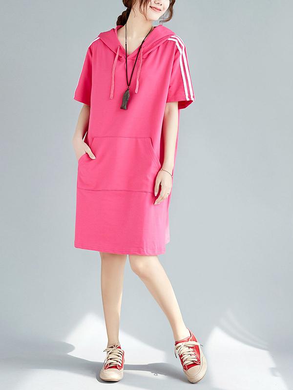 xakxx Casual With Pocket Hoodies&Dress