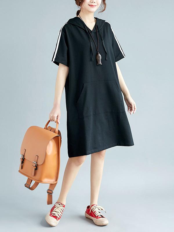xakxx Casual With Pocket Hoodies&Dress