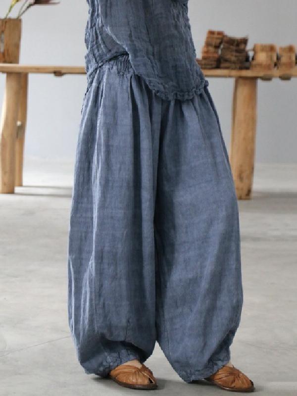 xakxx Super Loose Linen Bloomers
