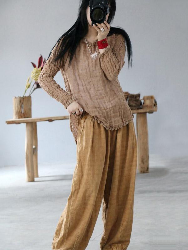 xakxx Super Loose Linen Bloomers
