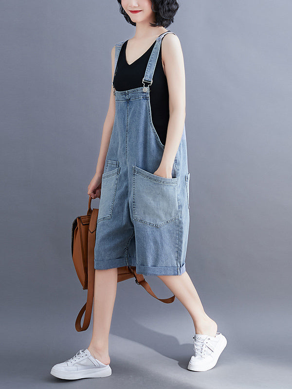 xakxx Original With Pocket Denim Overalls