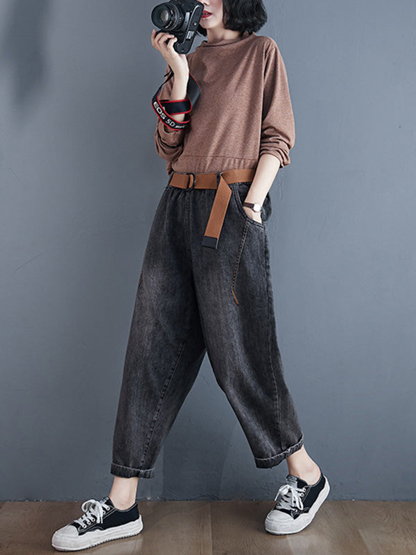 xakxx Original Solid Elasticity Jean Pants