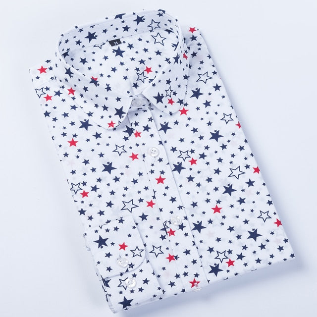 xakxx Women Shirts Long Sleeve Cotton Blouse Fashion Print Cherry Lips Flower Top Shirts For Women Autumn Under Shirt Ladies Office