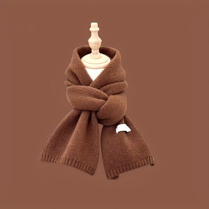 1pc Thick Knit Scarf for Men - Soft, Warm, and Stylish Winter Accessory - Perfect Holiday Gift for Him, Cozy and Comfortable