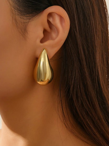 xakxx Geometric Solid Color Earrings Accessories