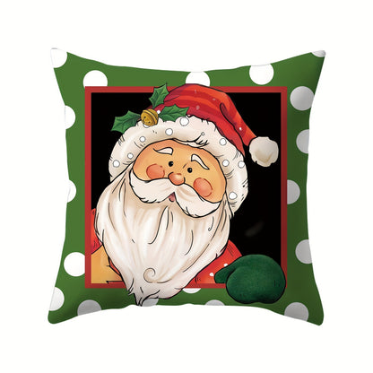 4pcs Christmas Throw Pillow Covers, Decorative Home Decor for Bedroom, Living Room, Sofa, Car