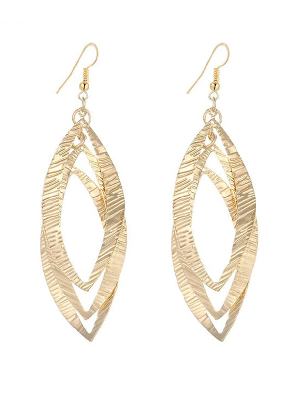 xakxx Vintage Irregular Geometry Earrings