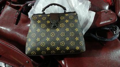 2025 new women's bag popular fashion versatile women's bag embroidered doctor bag fashion trend oblique span shoulder handbag