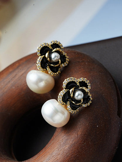 xakxx Flower Shape Earrings Accessories