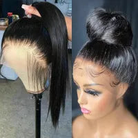 40 Inch Colored Brazilian Highlight Lace Front Wigs Straight Simulation Human Hair Wigs Ombre Honey Blonde Lace Frontal Wig For Black Women
