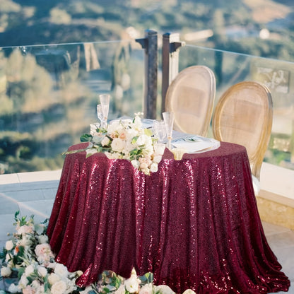 1pc, Luxurious Golden Round Sequin Tablecloth - Dazzling Table Cover for Bridal Shower, Birthday, Wedding, Dessert, Banquet, and Room Decor - Spreads Elegance and Sophistication on Tables
