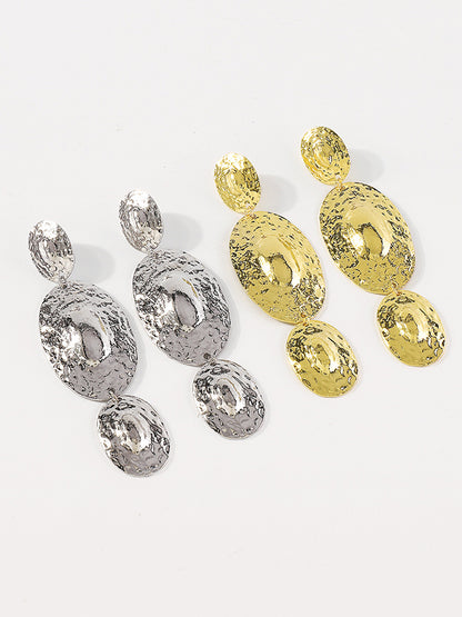 xakxx Geometric Solid Color Drop Earrings