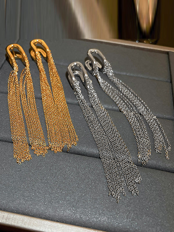 xakxx Tasseled Eardrop Earrings Accessories