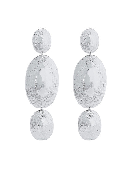 xakxx Geometric Solid Color Drop Earrings