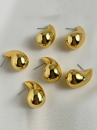 xakxx Geometric Solid Color Earrings Accessories