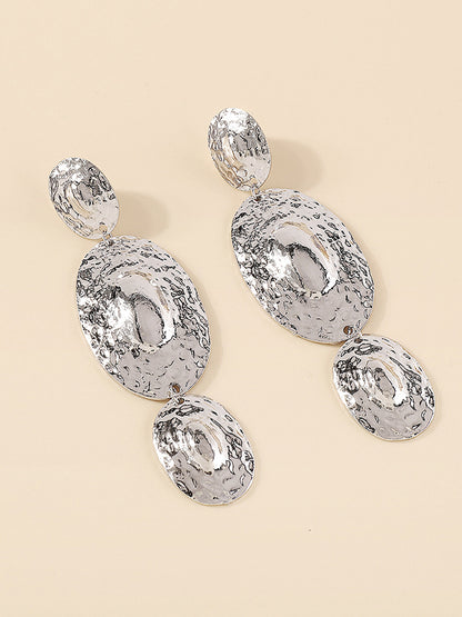 xakxx Geometric Solid Color Drop Earrings