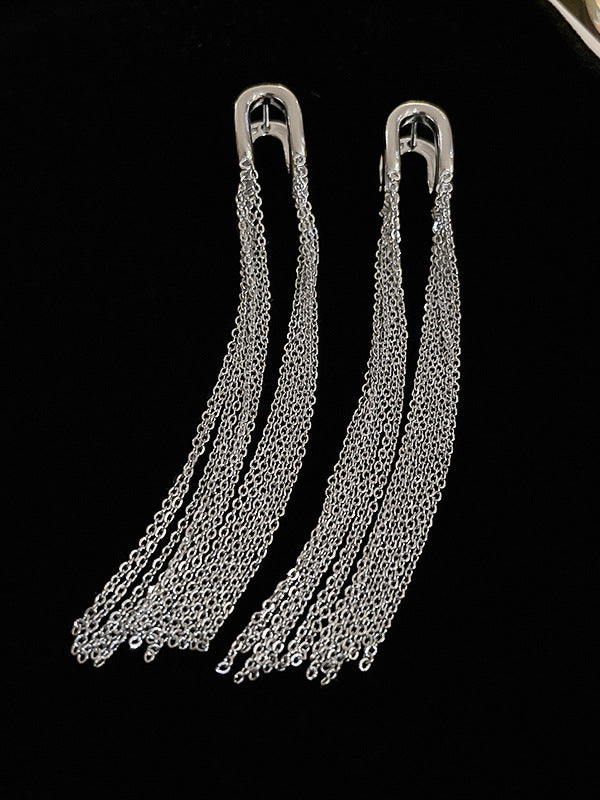 xakxx Tasseled Eardrop Earrings Accessories