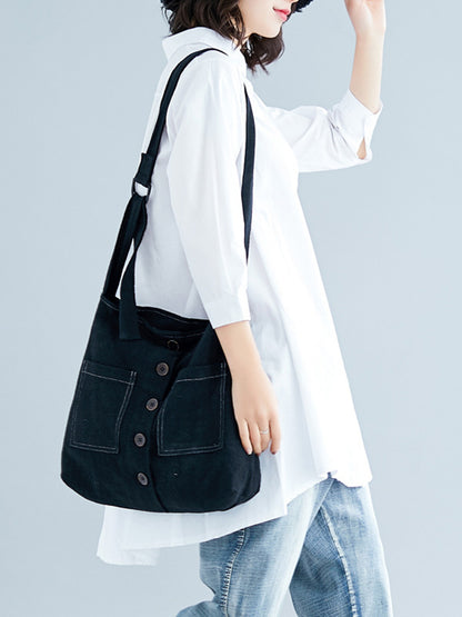 xakxx Original Irregularity Solid Blouses&Shirts