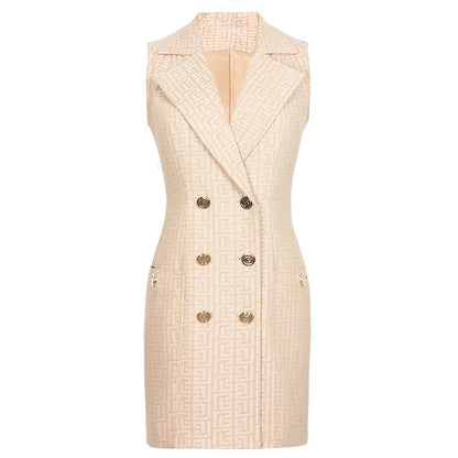 Womens Work Dresses Luxury Designer Clothes Fashion Elegant Office Dresses Suit Jacket Skirt With Big Buckle Waist Belt Business Outfit S-XXXL