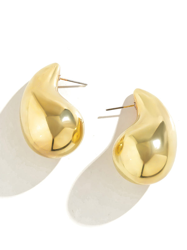 xakxx Geometric Solid Color Earrings Accessories