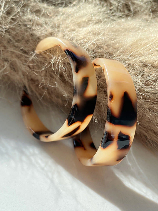 xakxx Original Leopard Geometric Earrings