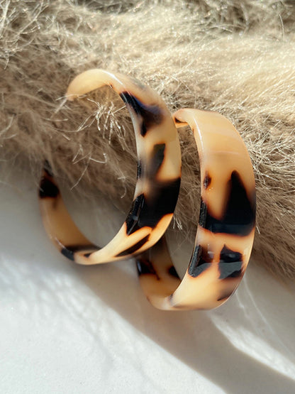 xakxx Original Leopard Geometric Earrings