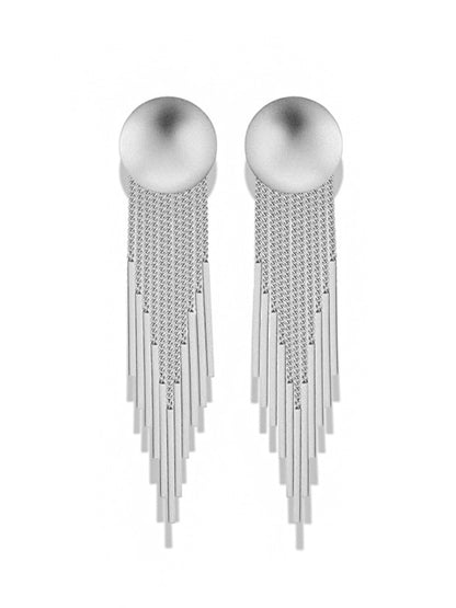 xakxx Original Creation Tasseled Geometric Earrings Accessories