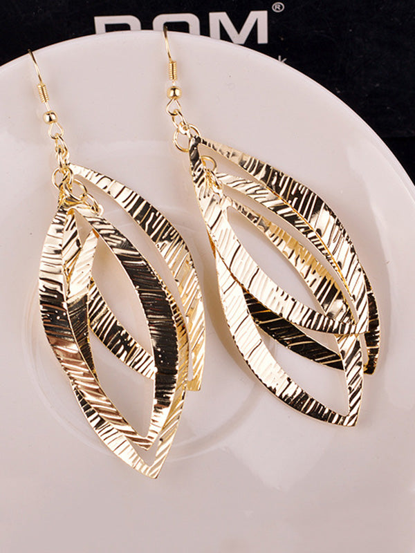 xakxx Vintage Irregular Geometry Earrings