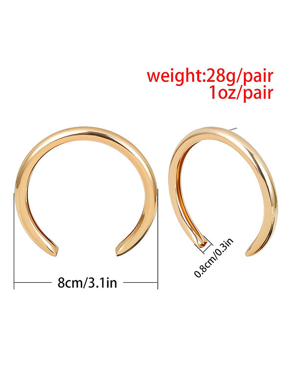 xakxx Original Statement Punk Geometric Earrings