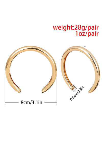 xakxx Original Statement Punk Geometric Earrings