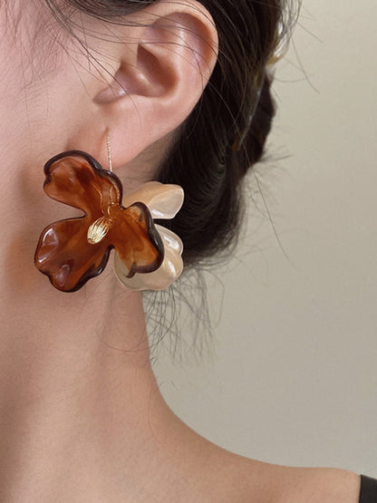 xakxx Flower Shape Eardrop Earrings Accessories