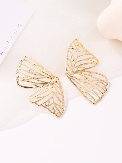 xakxx Butterfly Shape Hollow Earrings Accessories