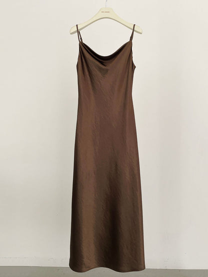 2025 ES MODISH Spring New Product Muse Preferred Suspender Skirt  Texture High Waist Inner Suspender Dress