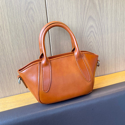 XAKXX Women's handbag popular autumn and winter new messenger bag versatile premium texture niche leather women's dumpling bag